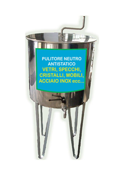 Eurosicura pulitore neutro antistatico alla spina per vetri e specchi - cisterna da 100 litri