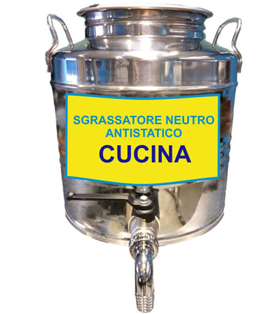 Eurosicura sgrassatore neutro antistatico alla spina per cucina - cisterna da 20 litri